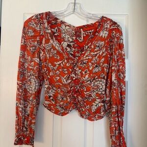 Free People Floral Women's Top